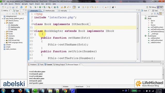 The Adapter Design Pattern in PHP смотреть онлайн