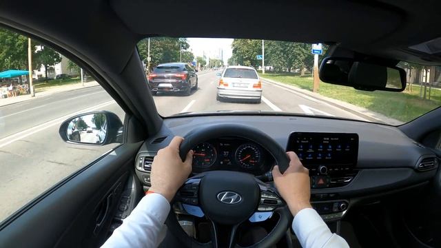 2021 Facelift HYUNDAI i30 N Performance Pack 2.0l 279HP | POV Test Drive & Fuel consumption check смотреть онлайн