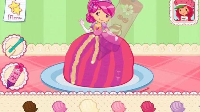 Strawberry Shortcake Bake Shop Princess Cake Games Part 2 смотреть онлайн