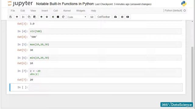 Part 29 Built in Functions in Python смотреть онлайн