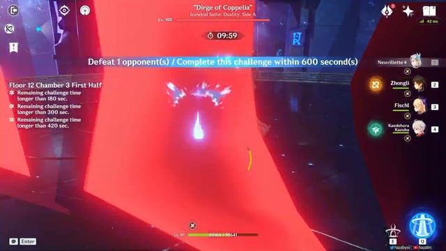 neuvillette taser x chiori/navia plunge | 4.5 spiral abyss floor 12 full clear (9 stars) смотреть онлайн