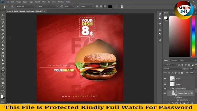 50 Food Banner Templates Download In PSD Files |English| |Photoshop Tutorial| смотреть онлайн