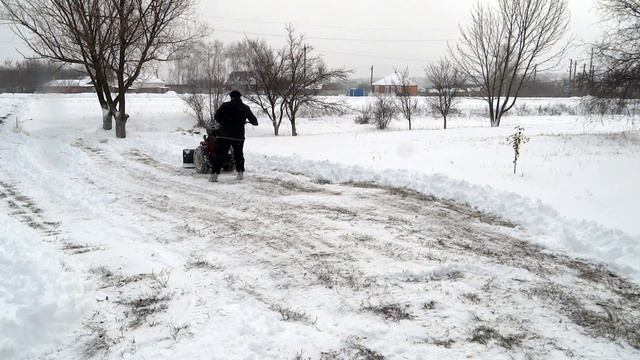 Самодельный отвал на мотоблок // Жизнь в деревне // смотреть онлайн