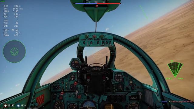 MiG-21 SMT | Simulator Battles Mouse+Keyboard | War Thunder смотреть онлайн