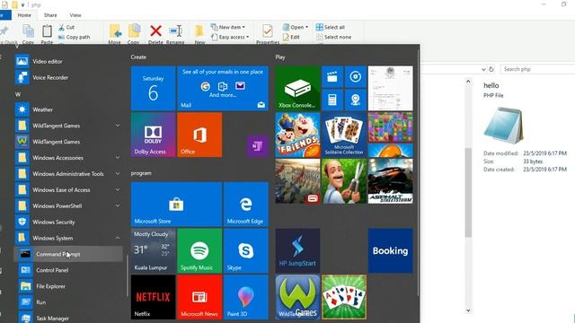 run php on local pc or laptop command prompt смотреть онлайн