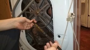 Замена ремня 1181 H7 для стиральной машины INDESIT WS84TX.