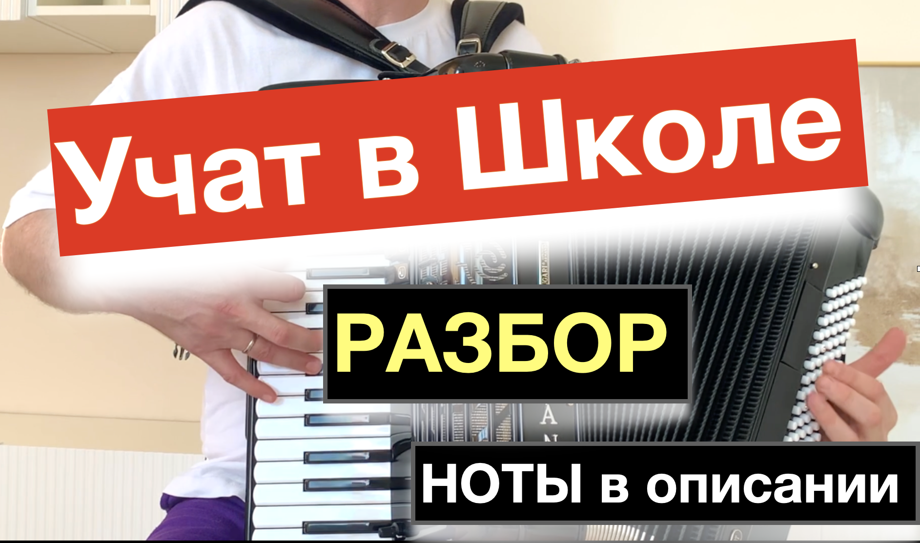 Учат в Школе Разбор как играть на Аккордеоне - Бесплатный урок Аккордеона для начинающих смотреть онлайн