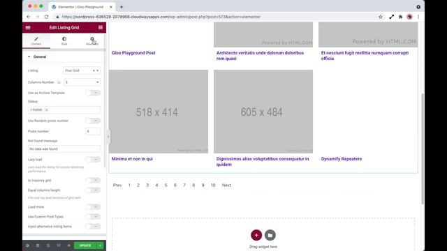 JSF Pagination Widget - Power Gloo for Elementor - Tutorial смотреть онлайн