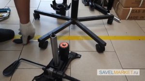 замена газлифта на офисном кресле руководителя