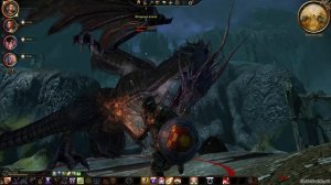 54#. Dragon Age Origins прохождение. Маг-Воин. Высший дракон. Бои