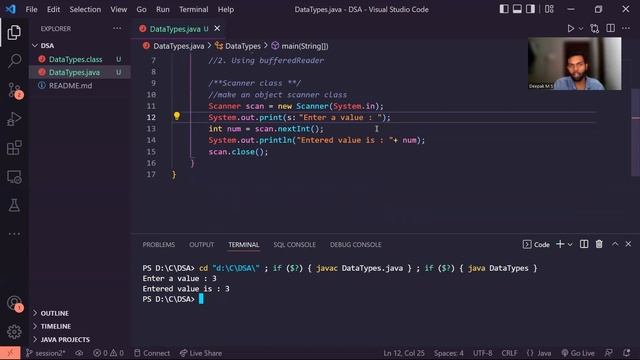 Reading Input from user in JAVA | Buffered Reading & Scanner Reading смотреть онлайн