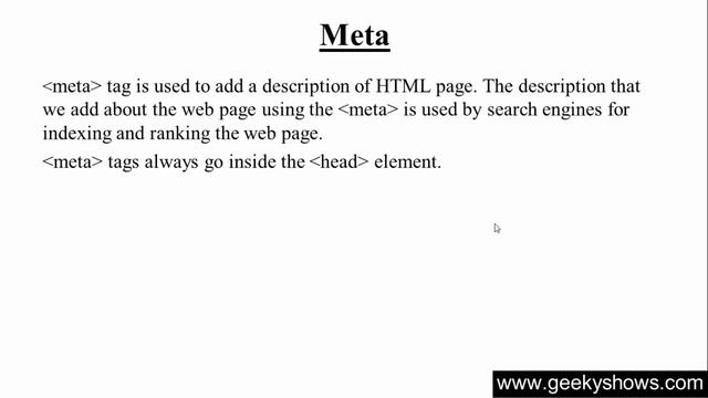 Meta Tag | HTML IN Hindi | DJVM Tech Point смотреть онлайн