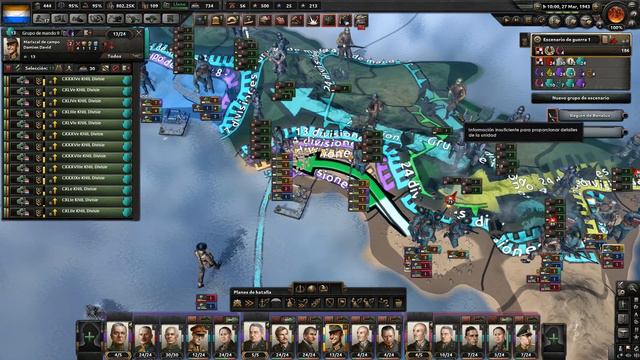 Hearts of Iron 4: Man the Guns - Países Bajos #13 - "El ¿Suave? vientre del Cocodrilo" смотреть онлайн
