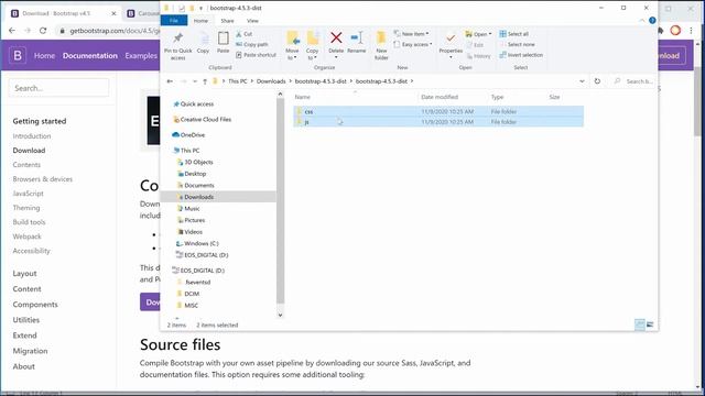 How to install Bootstrap 4 -part4 смотреть онлайн