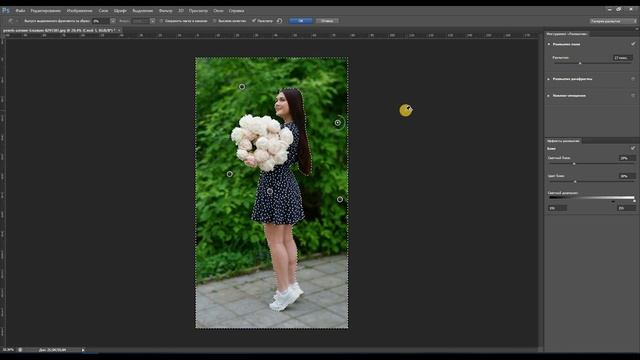Как размыть фон в фотошопе#adobephotoshop #2022