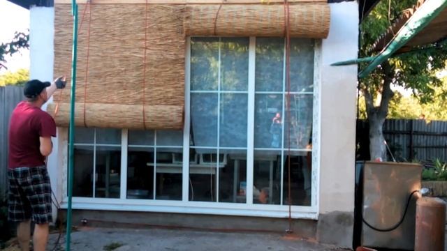 Шторы из камыша. Защита от солнца смотреть онлайн