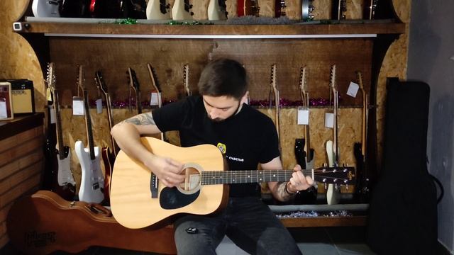 Обзор акустической гитары Sigma Guitars DM-ST Dreadnought Satin Natural | SKIFMUSIC.RU смотреть онлайн