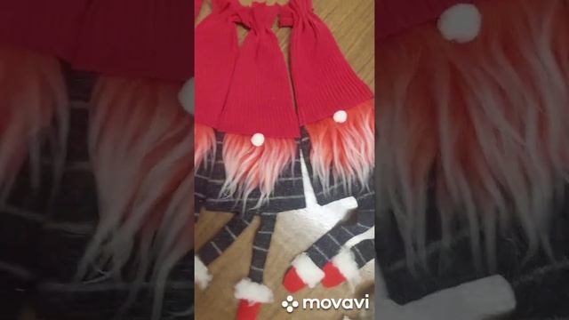 Гном без наполнителя, на бутылочку игристого))) к Новогоднему столу! Своими руками, быстро, просто. смотреть онлайн