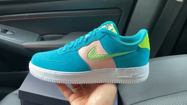Nike Air Force 1 Low Oracle Aqua shoes смотреть онлайн