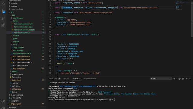 Font Awesome in angular || Angular Font Awesome || Font Awesome || Angular Tutorial | Add Brand ico смотреть онлайн