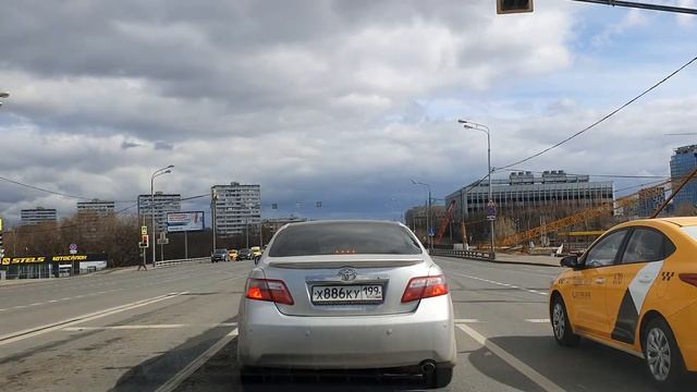 Road trip timelapse from Krasnogorsk to Moscow, Dinamo смотреть онлайн