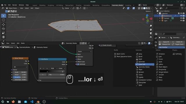 Draw PROCEDURAL TILE PATHWAY by Curves(Geometry Nodes) in 5 mins | Blender Tutorial | animation смотреть онлайн