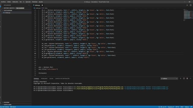 Calculadora básica adaptable con tkinter y python | Nivel 3 | Python смотреть онлайн