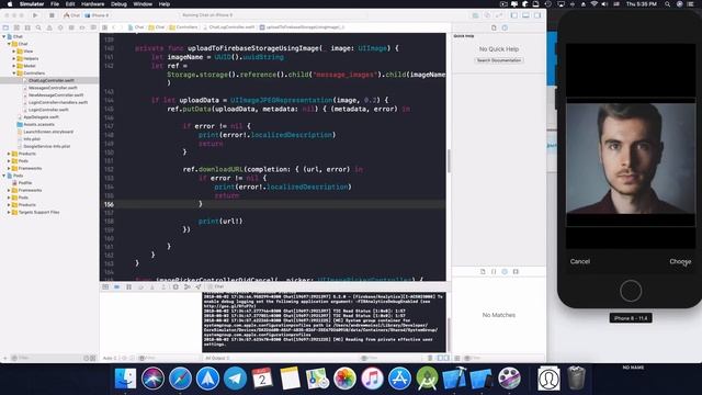 Swift: Firebase 5 - Сохранение картинок (Часть 17) смотреть онлайн