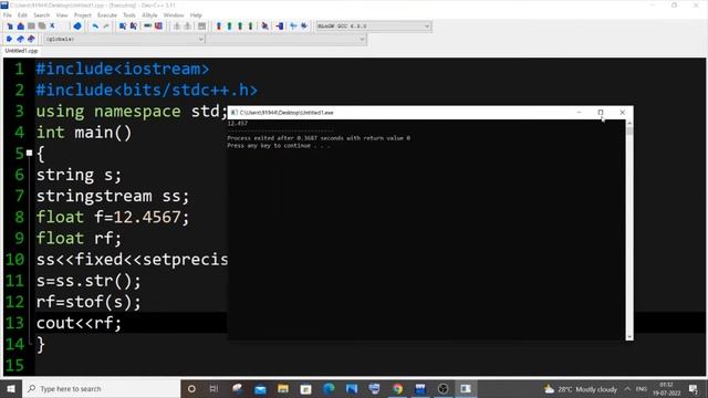 Round off decimal number to 2 places in c++ using 2 ways смотреть онлайн
