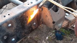 Как заклепать раму