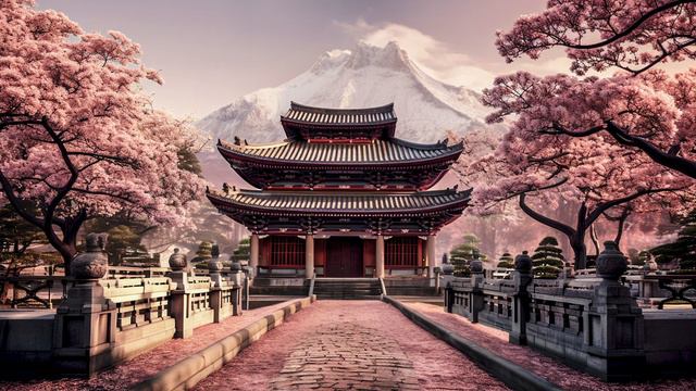 Spring In Japan - Japanese Zen - Bamboo Flute Music For Soothing, Healing, Meditation смотреть онлайн