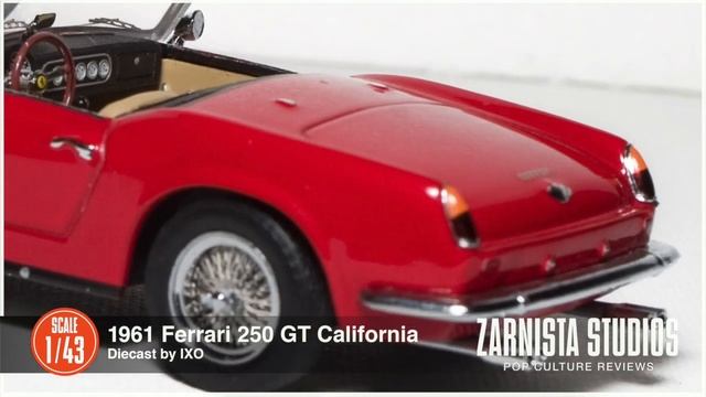 1:43 Scale 1961 Ferrari 250 GT California Spyder “Ferris Bueller's Day Off” IXO diecast Hollywood смотреть онлайн
