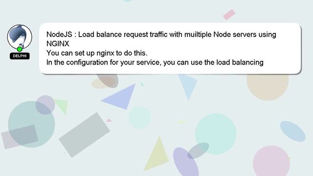 NodeJS : Load balance request traffic with muiltiple Node servers using NGINX смотреть онлайн