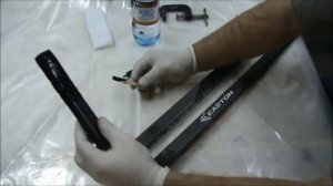 Ремонт хоккейных клюшек 2: Ремонт трубы