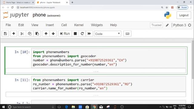 How to Find the Location of any Phone Number in python || Machine Learning Tutorial in hindi смотреть онлайн
