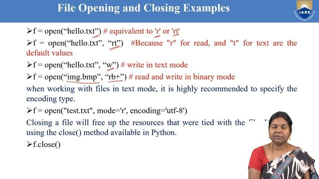 File Opening Modes in Python by Ms.B Padmaja смотреть онлайн