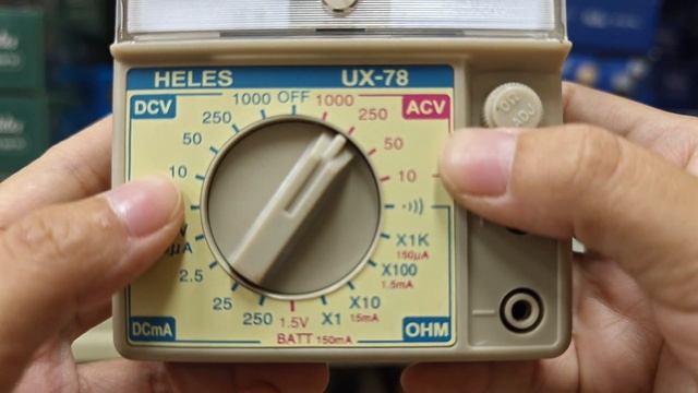 Multitester Heles UX78TR Multimeter Analog UX 78 TR Tester UX-78TR смотреть онлайн