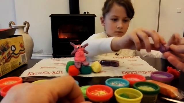 Лунтик и его друзья Kuzia i Luntik Play Doh game its nice !!! смотреть онлайн