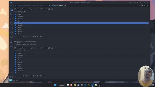 ORACLE DATABASE TUTORIAL #25 MINUS смотреть онлайн