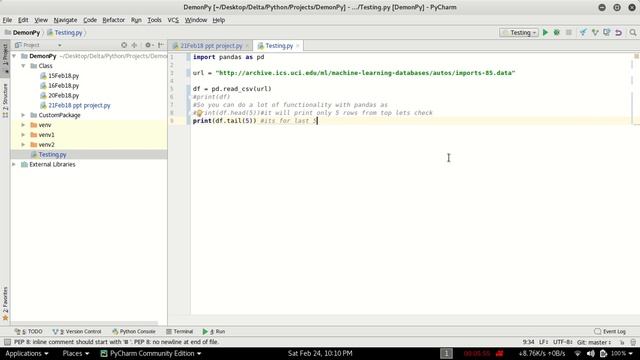 Working with Pandas reading online public database | Python смотреть онлайн
