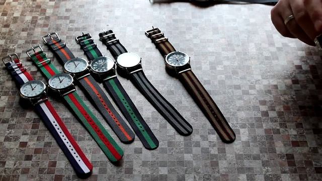 Обзор часов с ремешком Nato (Nato strap) смотреть онлайн
