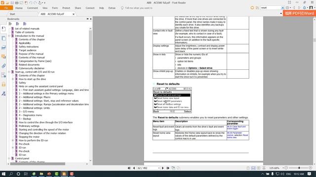 Reset ACS580 Inverter ( Reset Biến Tần ABB ACS580 )