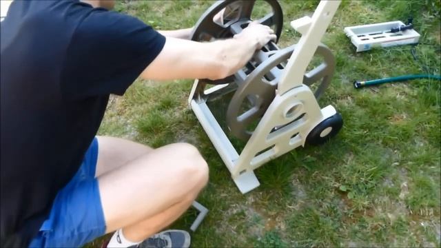 Катушка для Садового Шланга Unboxing и Сборка (Garden Hose Reel Cart HFT) смотреть онлайн