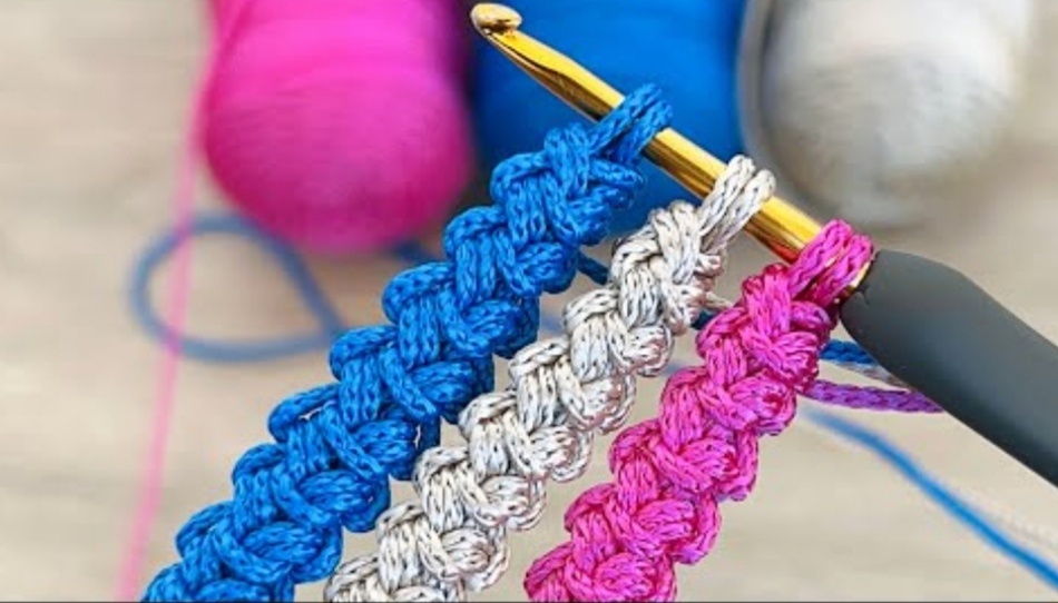 Шнур гусеничка крючком?