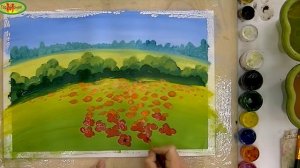 Мастер-класс по рисованию «Летний пейзаж» — «Отдыхаем на отлично!»