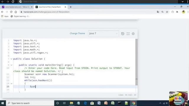9:Java End of file || Hackerrank java solutions. смотреть онлайн