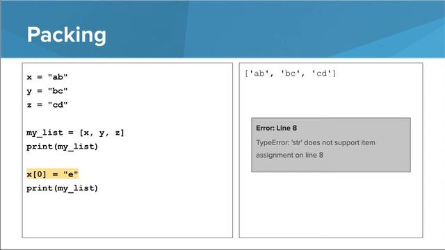 Intro Python- Packing and Unpacking смотреть онлайн