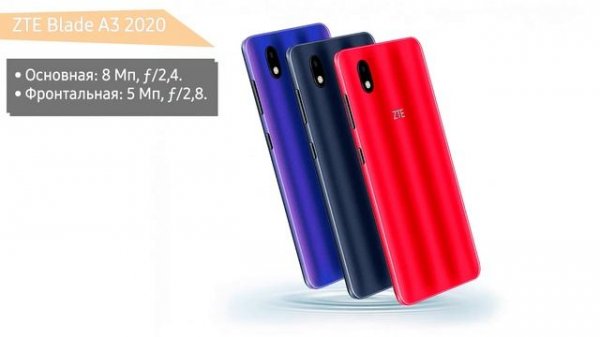 Смартфон ZTE Blade A3 2020