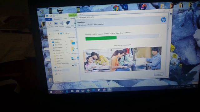 HP LaserJet Pro MFP M130fn - First start and software install смотреть онлайн
