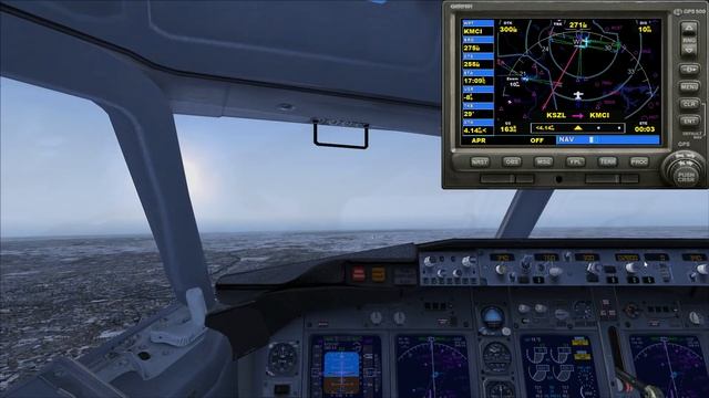 FSX Speed and flap settings at final approach смотреть онлайн